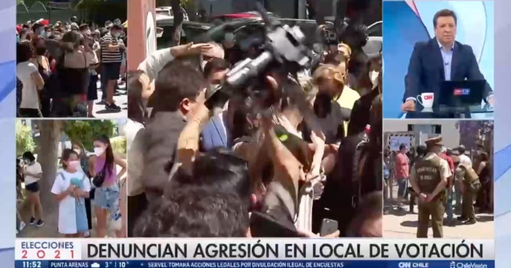 “Me empezó a pegar patadas”: La versión del camarógrafo de CQC tras agresión a vocero de ME-O