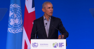 COP26: Obama advierte del riesgo del cambio climático en los estados insulares