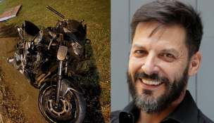 Periodista Rafael Cavada sufre accidente de tránsito en Ñuñoa: Chocó contra un automóvil mientras viajaba en motocicleta