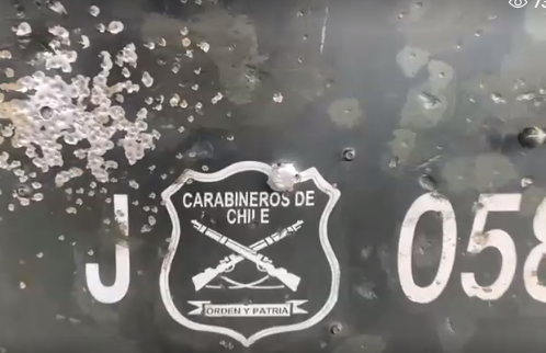Carabineros fueron atacados con armas de fuego por desconocidos en Ercilla
