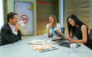 TVN renueva noticiero 24 AM con Gustavo Huerta, Carla Zunino y Carolina Gutiérrez