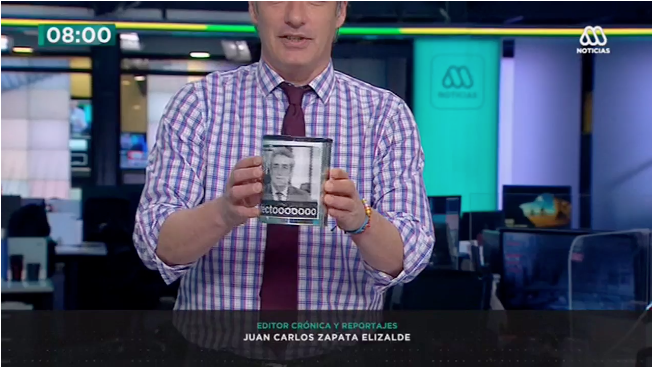 La divertida técnica del equipo de Meganoticias para que José Luis Repenning no diga peculiar “muletilla”