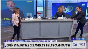 Diana Bolocco se luce con aptitudes físicas ante sus compañeros en Mucho Gusto