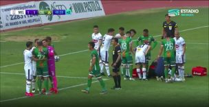 [Video] El duro golpe que recibió un jugador de Melipilla y que encendió las alarmas en la Pintana