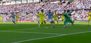 [Video] ¡Se le soltó de las manos! El grosero error de Matías Dituro que le costó un gol al Celta