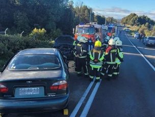 Choque en camino San Antonio de Puerto Montt deja un muerto y dos heridos