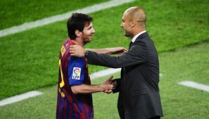 Guardiola se cuadra con Leo: 