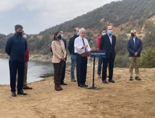 Embalse Los Aromos asegura el agua potable al Gran Valparaíso hasta mayo