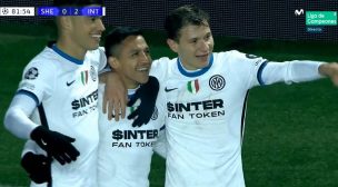 [Video] Entró, recuperó la pelota y fusiló: Alexis Sánchez anota un golazo en la goleada del Inter