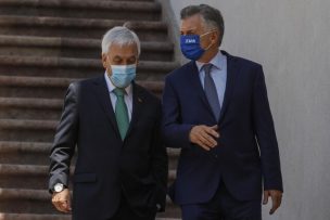 Macri en su visita a Chile: 