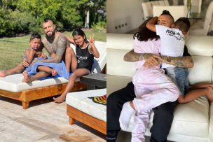“¡El mejor regalo que me ha dado la vida!”: Arturo Vidal conmueve a sus seguidores con mensaje navideño en compañía de sus hijos