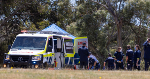 Ráfaga de viento arrastró un castillo inflable en Australia: Murieron cinco niños y varios resultaron heridos