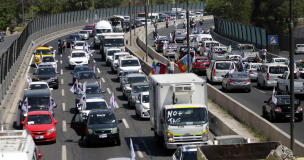 Se restringirán pistas en Autopista Central en sector de San Bernardo