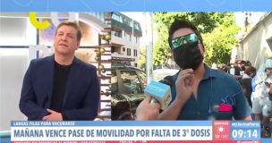 Periodista de CHV protagonizó tenso cruce con supuesto TENS antivacunas: 