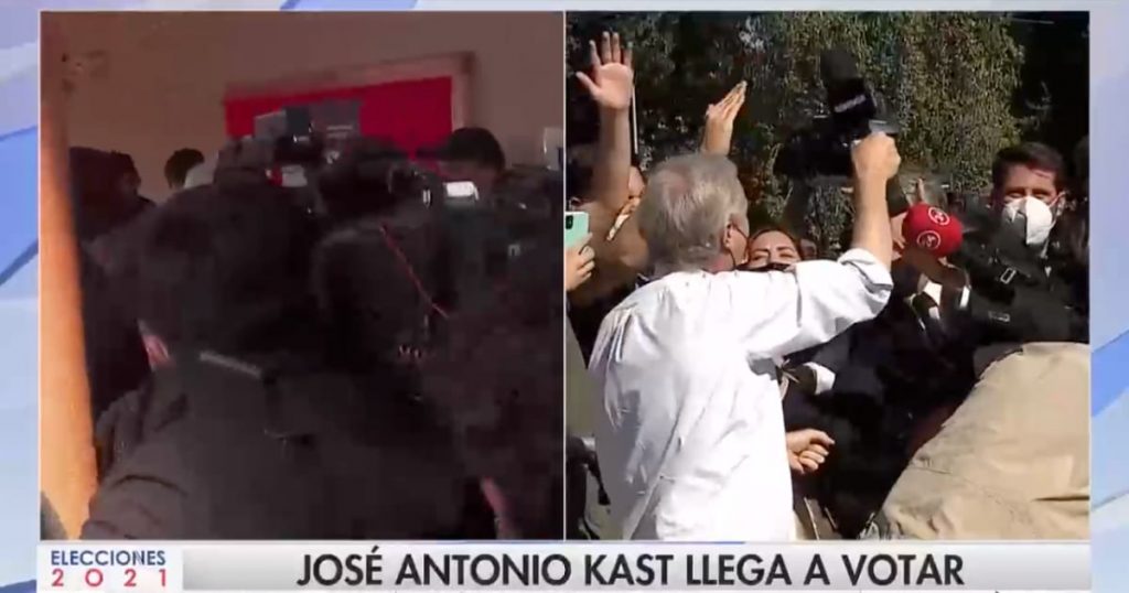 José Antonio Kast le quitó el micrófono a periodista de “CQC” y entrevistó a los presentes