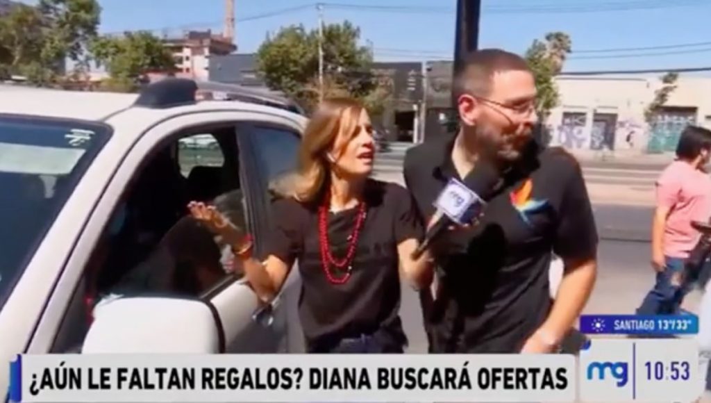 Diana Bolocco y Neme protagonizaron fail tras salir del estudio durante el matinal