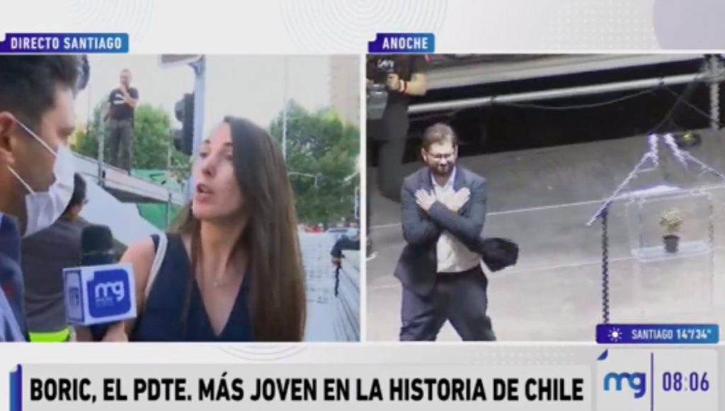 Simón Oliveros fue increpado por mujer tras despachar desde escenario de Boric: “Comunistas de cuarta”