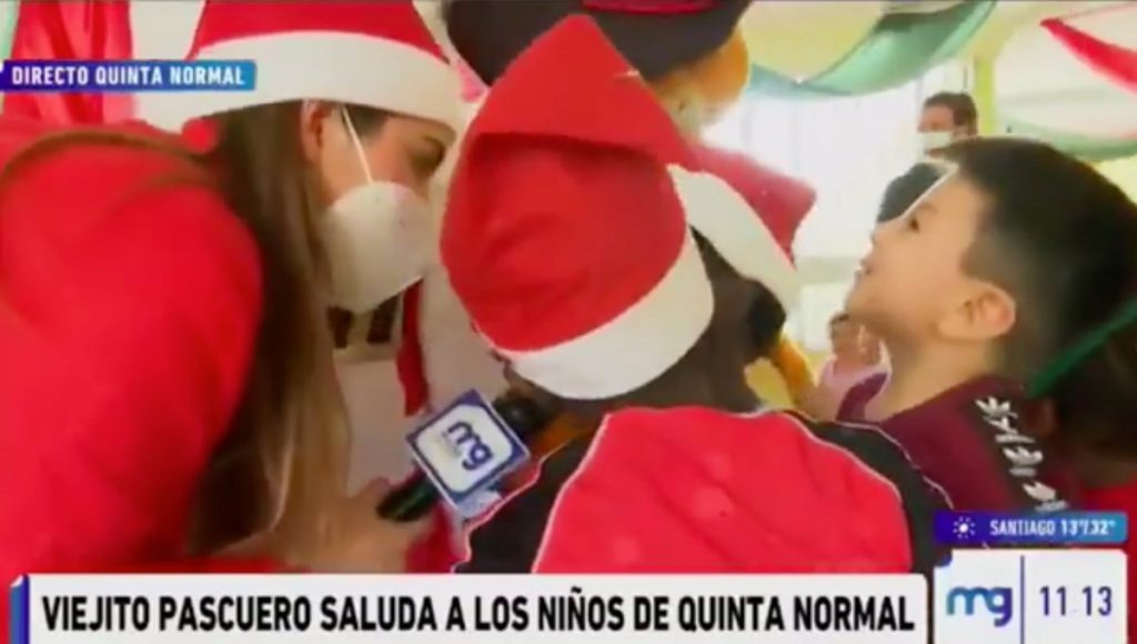 “¿¡Qué!?”: La frase de un niño que incomodó a la notera de “Mucho Gusto” en evento navideño