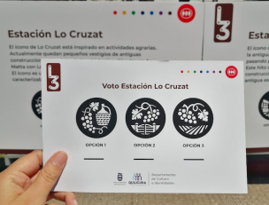 Municipalidad de Quilicura y Metro de Santiago llaman a votar para elegir los íconos de la extensión de Línea 3