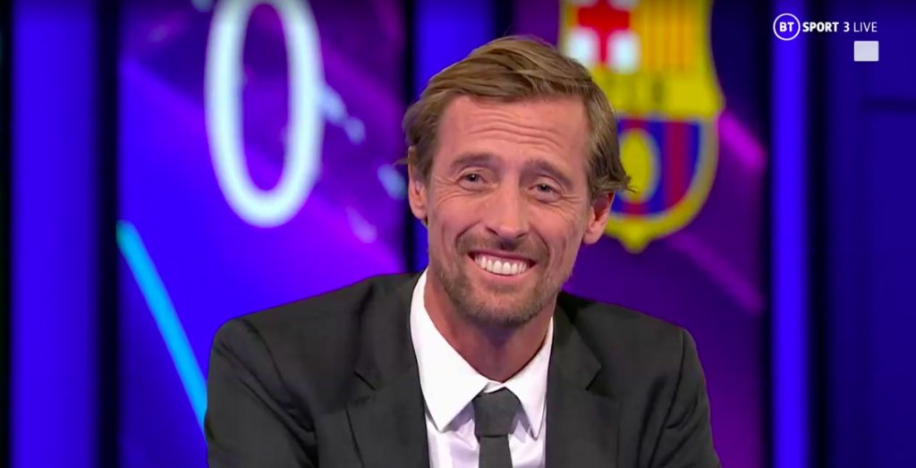[Video] La burla de Peter Crouch en la caída del Barcelona
