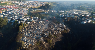 Mantienen Alerta Roja en Castro: Más de 140 viviendas destruidas por el grave incendio forestal