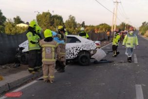 Accidente en Ovalle deja dos muertos y dos heridos: Conductor estaba bajo efectos del alcohol