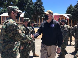 Autoridades de Defensa visitan en Navidad a efectivos de las FF.AA. desplegados en Araucanía y Biobío