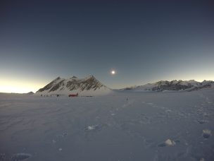 FACh registró los momentos del eclipse solar en la Antártica