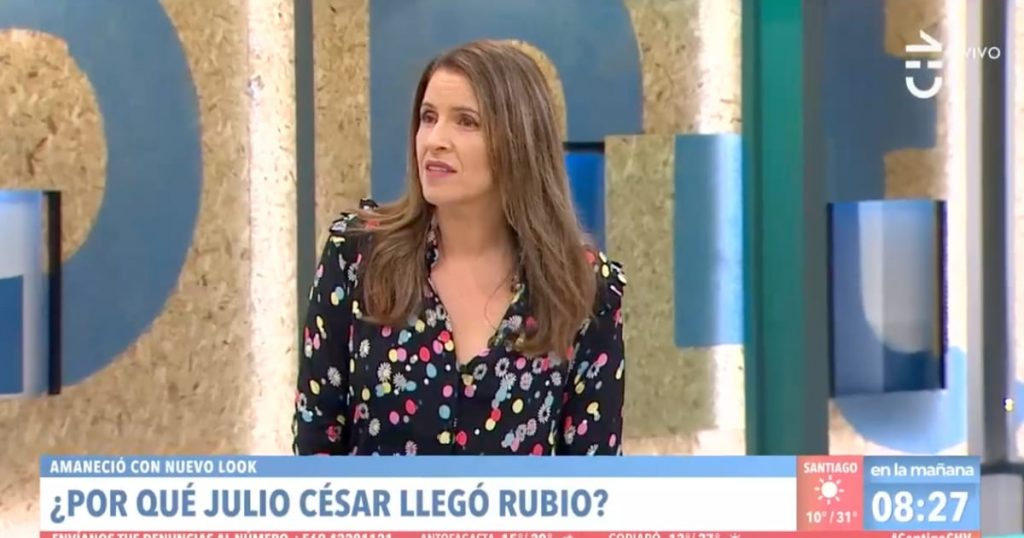 Julio César Rodríguez llegó a “Contigo en la Mañana” con radical cambio de look: ahora es rubio