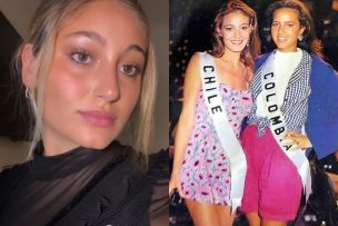 Marcela Vacarezza comparte fotografía de cuando fue Miss Chile y usuarios destacan el increíble parecido con su hija Florencia