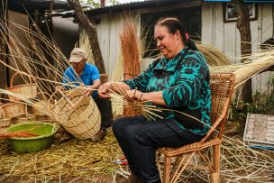 Artesanos de Coihueco protagonizan Expo Mimbre en Centro Cultural Montecarmelo de Providencia