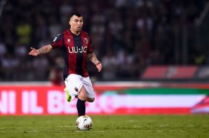 Gary Medel fue desde la partida en derrota del Bologna ante la Juventus