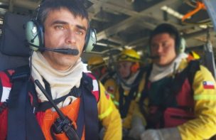 Forestales apoyan con 10 aeronaves y 316 brigadistas combate de incendio en Los Sauces, Araucanía