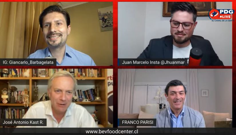 José Antonio Kast participa de programa online de Franco Parisi: Aquí lo puedes ver en vivo