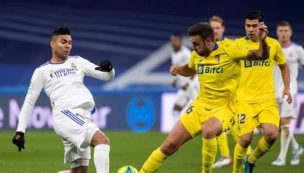 Tomás Alarcón fue titular en el empate sin goles del Cádiz ante el Real Madrid