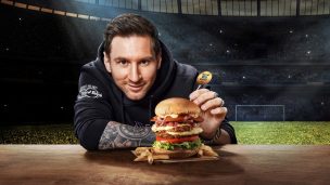 Lionel Messi tendrá su propia hamburguesa en reconocida cadena de restaurantes