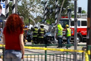 Hombre murió atropellado por un tren de carga en Maipú