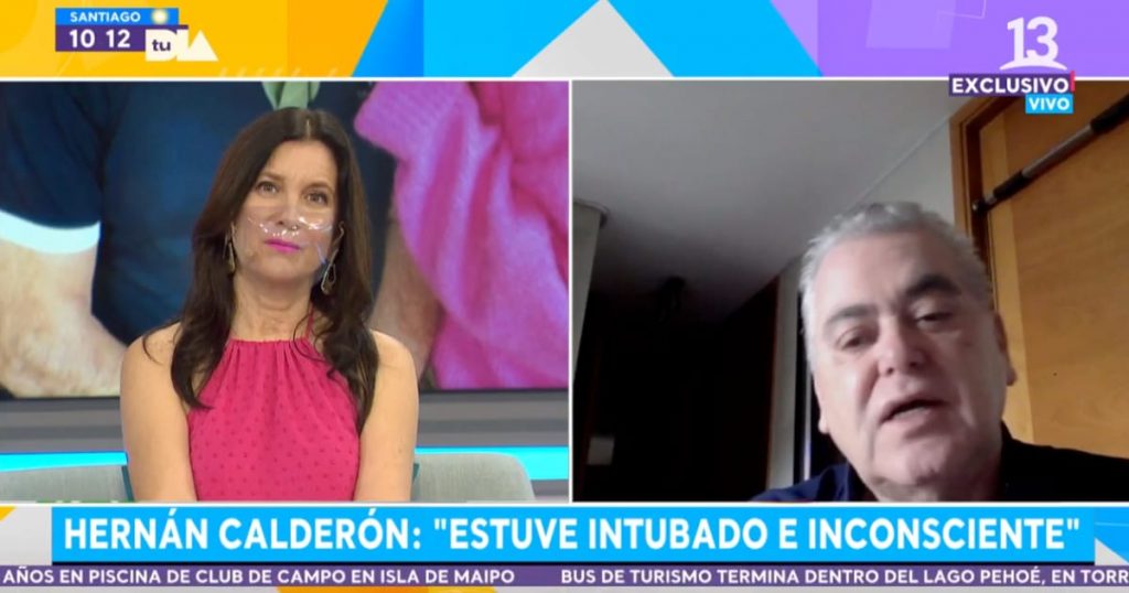 Hernán Calderón repasó contagio de Covid-19 y sus 73 días internados: “Me tuvieron en un coma inducido”