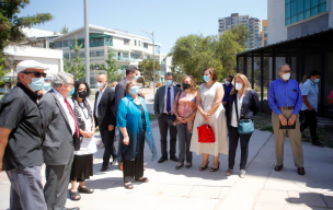 Expresidenta Bachelet visitó renovado Campus Juan Gómez Millas: 