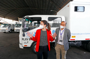 Municipio de Santiago renueva parte de su flota de camiones destinados a labores de aseo y emergencia