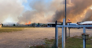 Dalcahue en Alerta Roja por incendio forestal denominado 