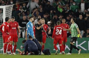 Escándalo en la Copa del Rey: clásico entre Betis y Sevilla es suspendido por agresión contra un jugador