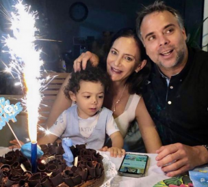 ¡Muy celebrado!: Fernando González festejó con todo el cumpleaños de su hijo y la llegada del 2022