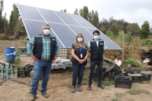 Pequeños agricultores de Ñuble incorporan energías limpias y de menor costo en sus proyectos de riego