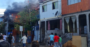 Iquique: Nuevo incendio afecta a vecinos del sector Valle Central