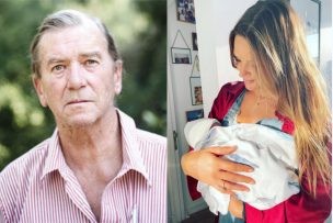 ¡El hijo de Mayte Rodríguez conoció a su abuelo!: La actriz compartió una imagen de su padre y el especial encuentro