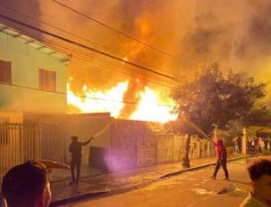 Una mujer muerta y 30 damnificados dejan incendios en Maipú y Macul