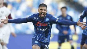 Insigne deja huella en el Napoli e iguala récord goleador de Diego Maradona