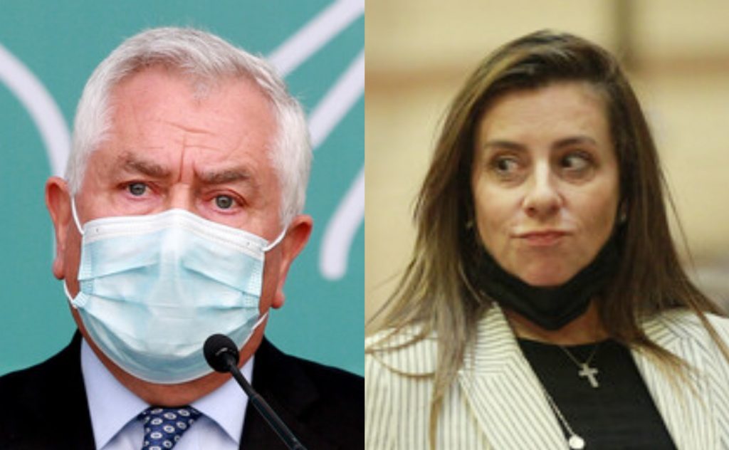 Ministro Paris se suma a críticas contra Tere Marinovic por no usar mascarilla: “Las autoridades tienen que dar el ejemplo”