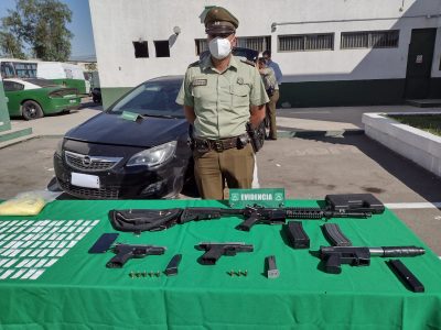 Carabineros detuvo a “Michael Jordan” por infracción a la Ley de Drogas y porte de armamento